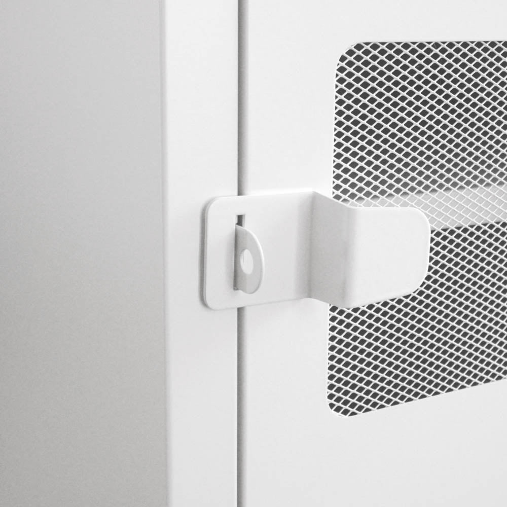 COMBO 10: Mesa de TV Lite Rock Blanco Mate + Estante Lite Rock Blanco Mate