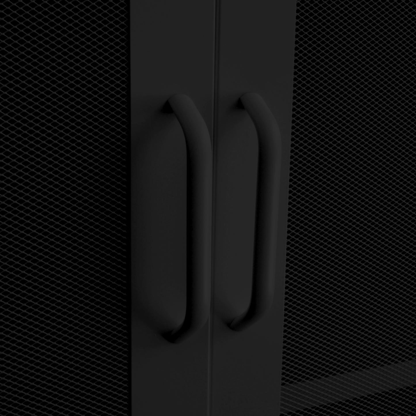 Estante Folk Cabinet Negro Mate