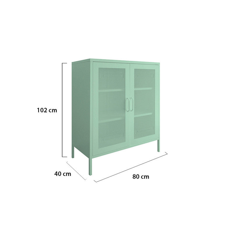Estante Folk Cabinet Verde Menta