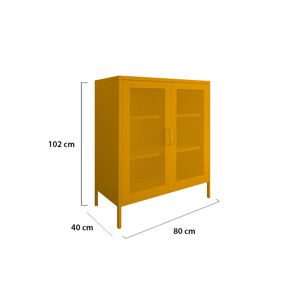 Estante Folk Cabinet Mostaza