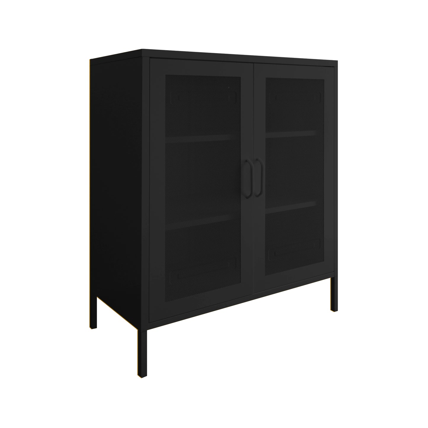 Estante Folk Cabinet Negro Mate