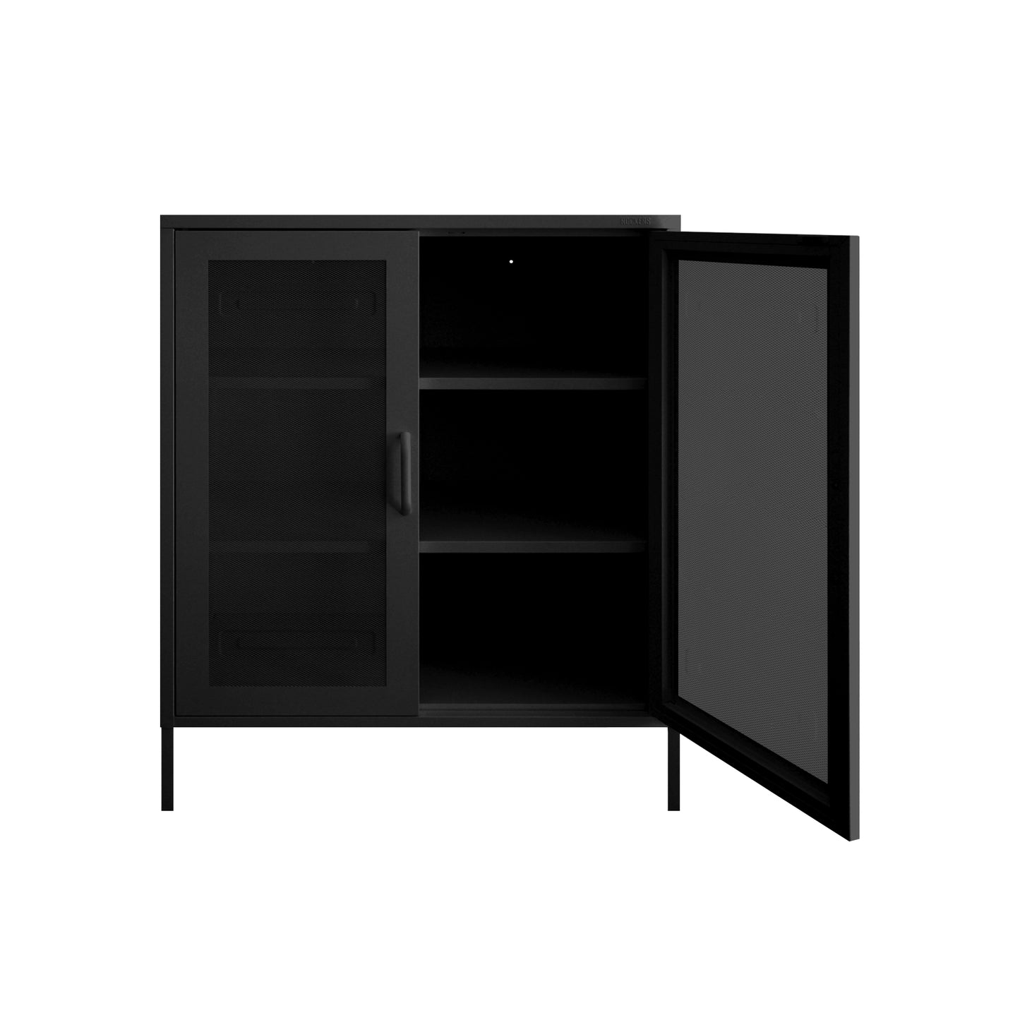 Estante Folk Cabinet Negro Mate