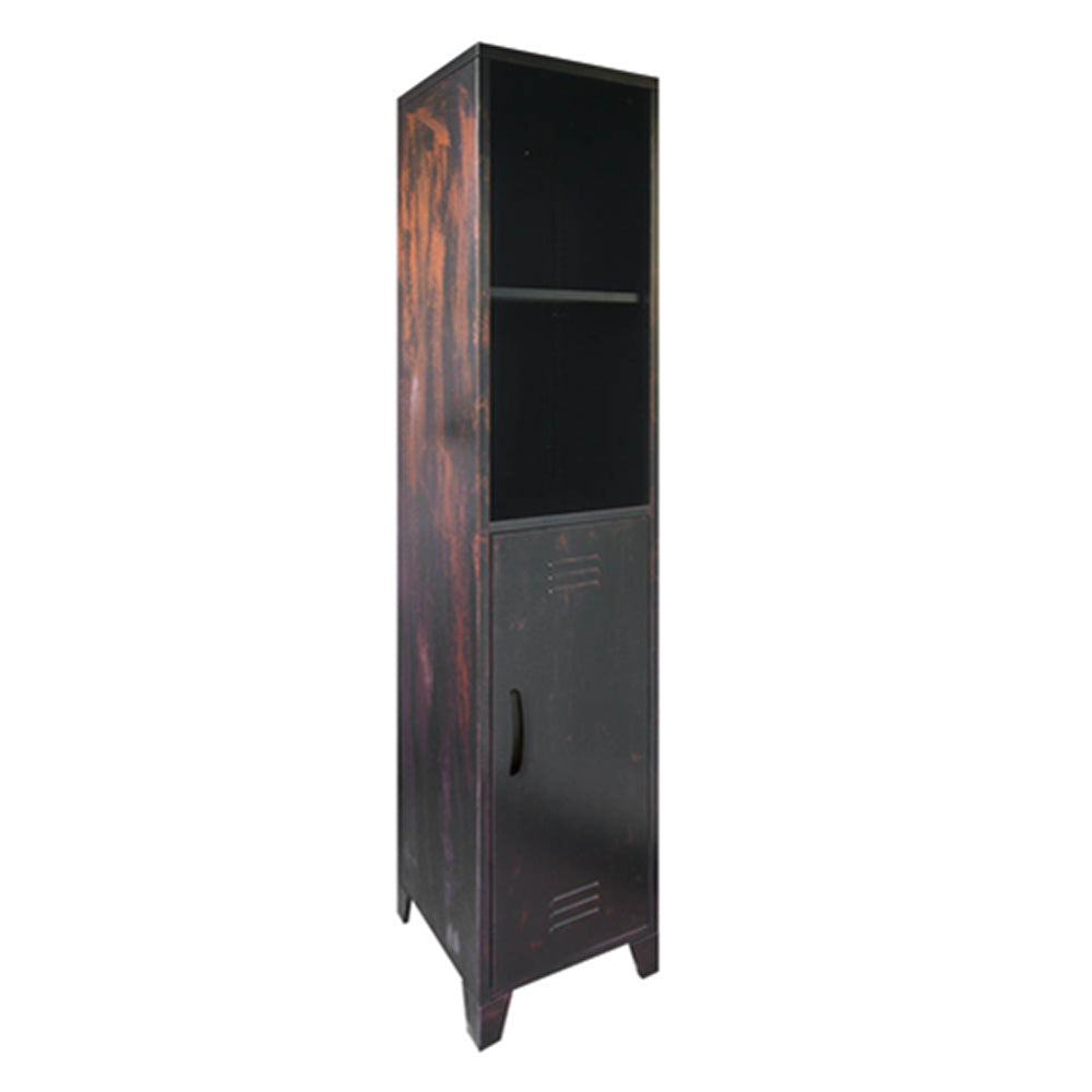 COMBO 5: Estante Lite Classic Rusty + Mesa Lateral Rusty + Velador Lite Folk Rusty