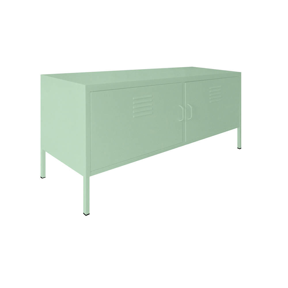 COMBO 12: Mesa de TV Lite Pop Verde Menta + Estante Lite Rock Verde Menta