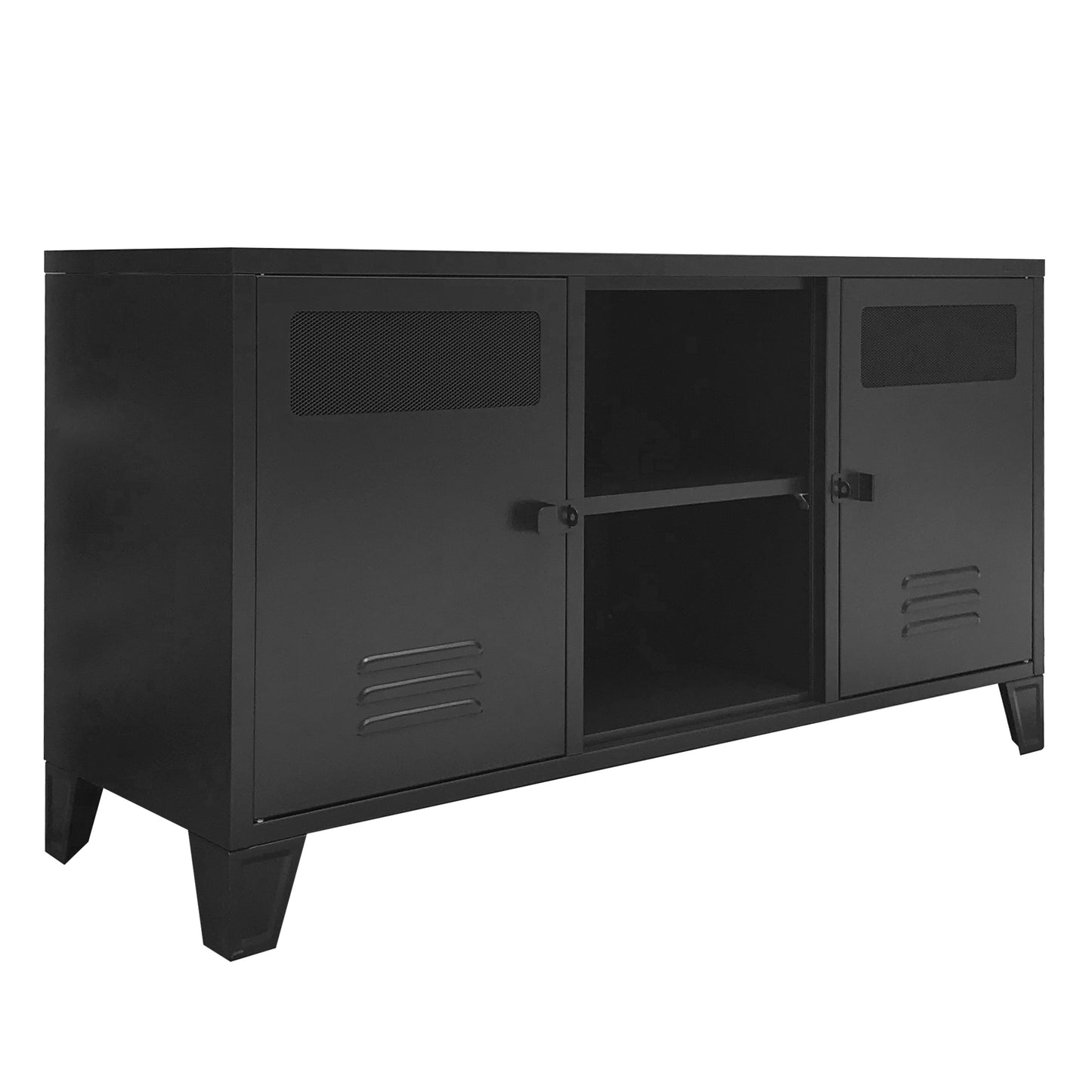 Rack TV Lite Rock Negro Mate