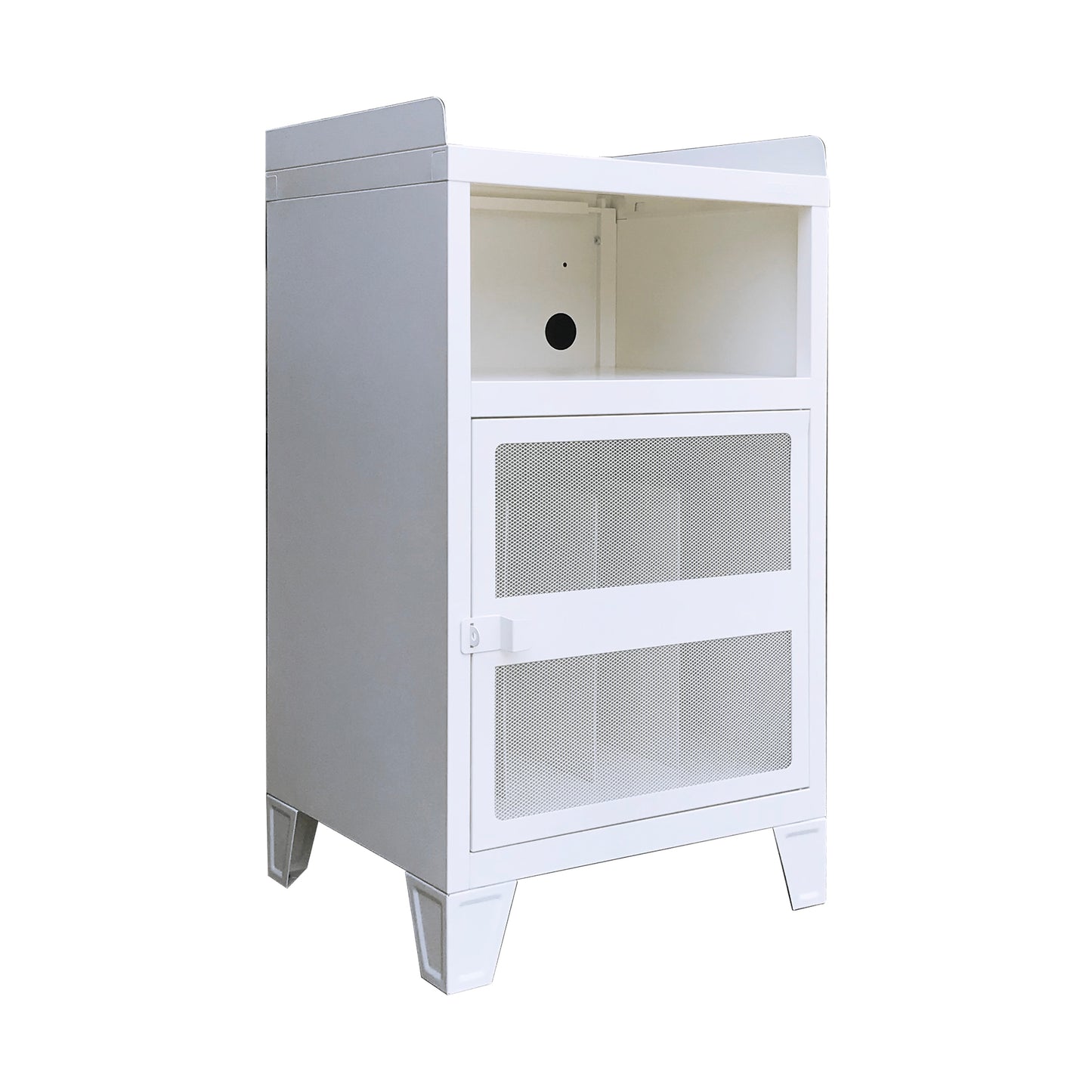 Rack Vinilo Lite Folk Blanco Mate