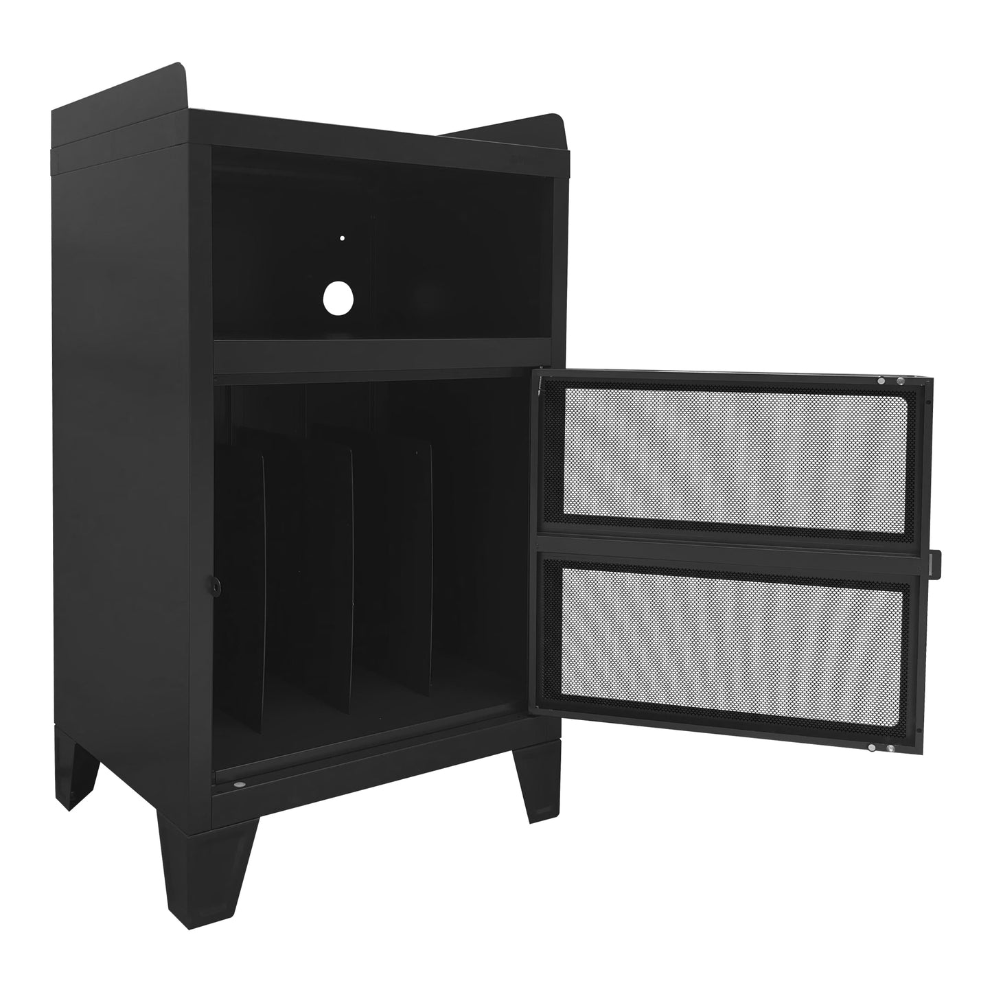Rack Vinilo Lite Folk Negro Mate