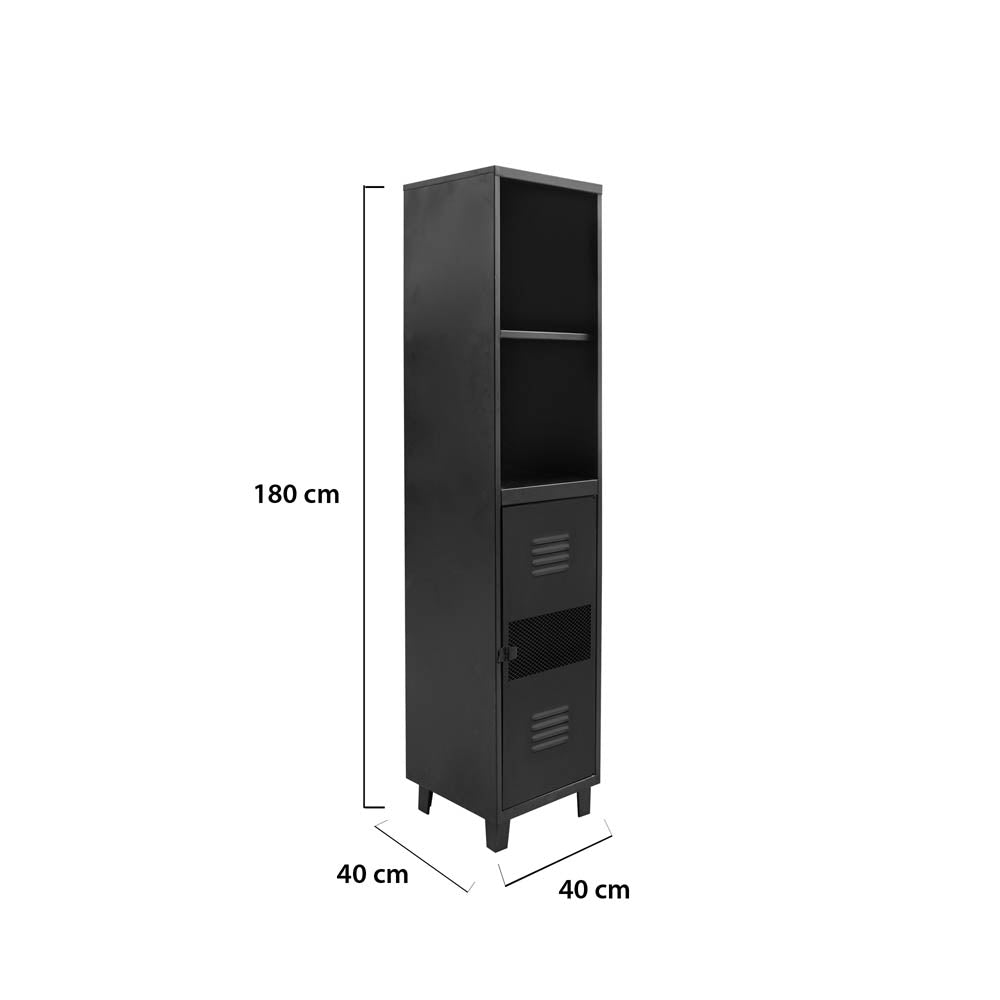 COMBO ROCK 2: Bar Rock Wood + Estante Rock Negro mate