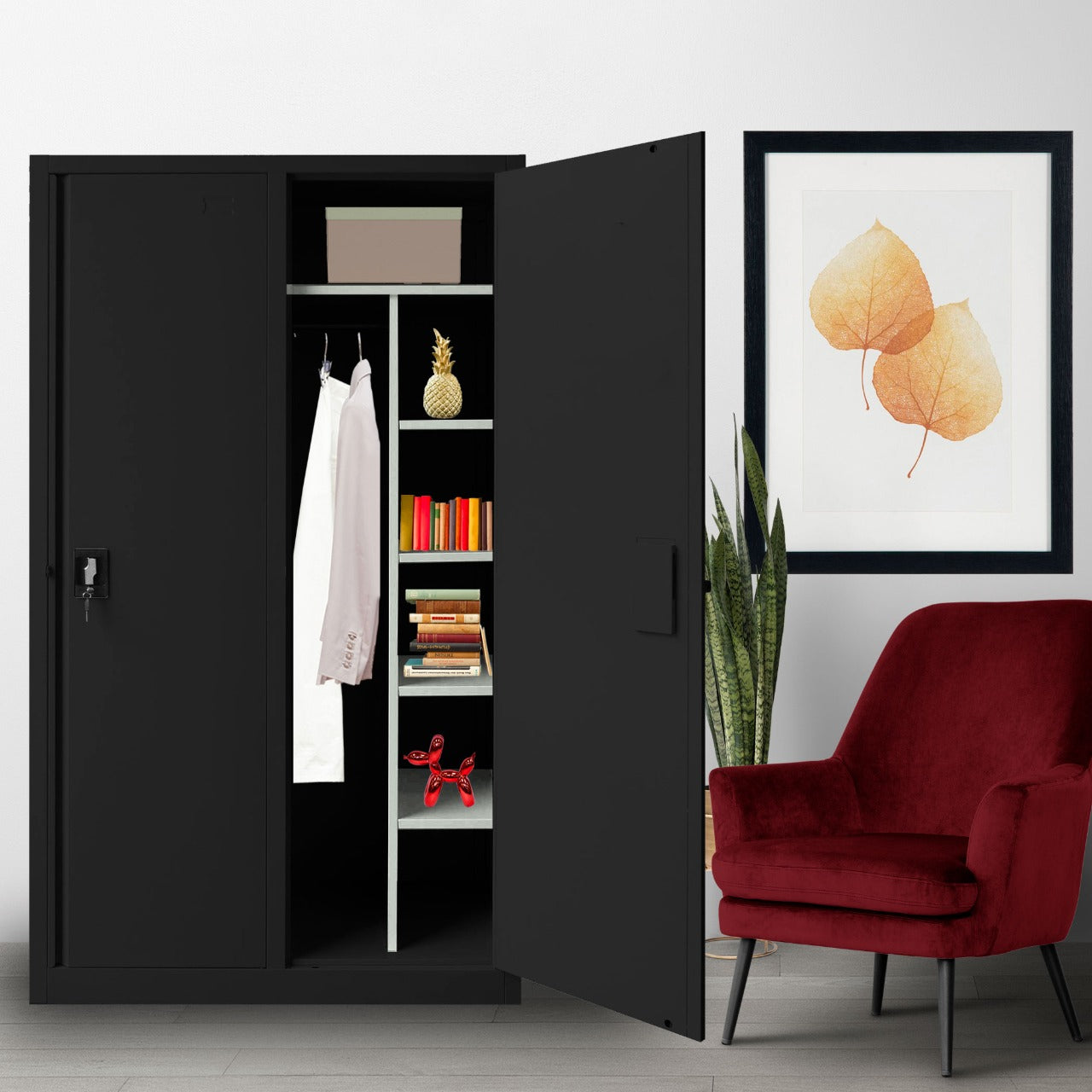 Ropero Doble Negro mate Venta de Garage