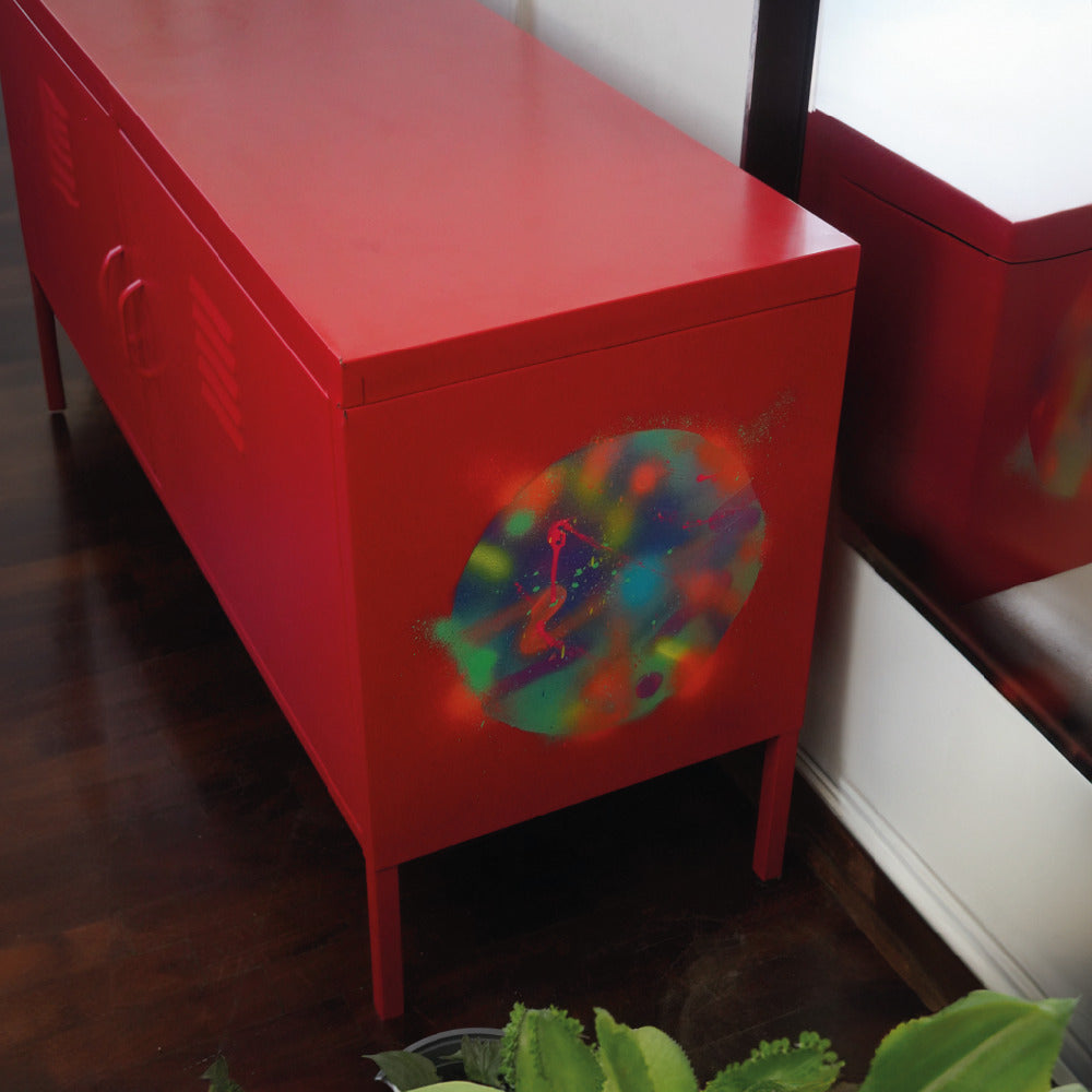 Mesa de TV Lite Pop Rojo Urban